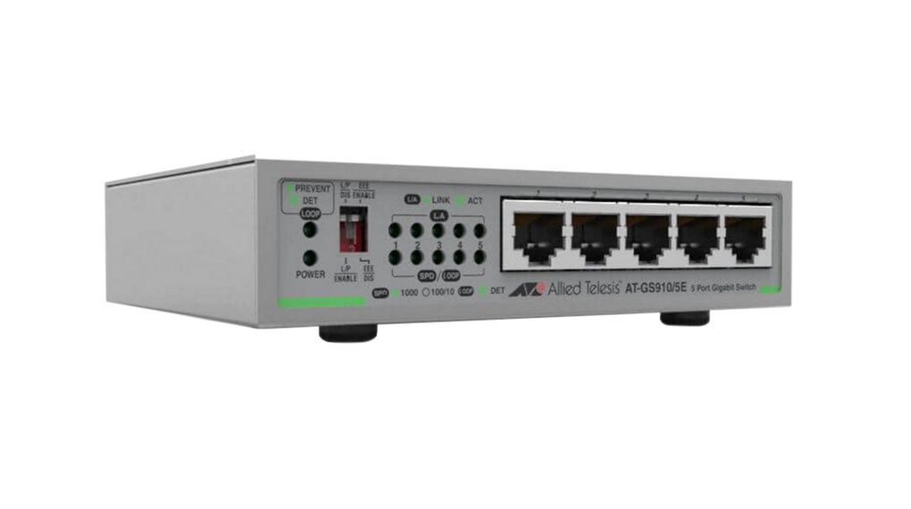 AT-GS910/5E-50 | Allied Telesis Ethernet Switch, RJ45 Ports 5